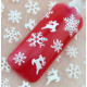 Christmas Nailsticker Renntier
