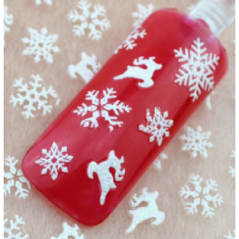 Christmas Nailsticker Renntier