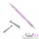 Nailart Spot Swirl pink 1mm/spitz