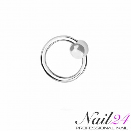Piercing Ring Perle Perlmutt (2 Stück)
