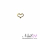 Herz Emblem silber 10 Stk.
