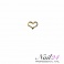 Herz Emblem gold 20 Stk.