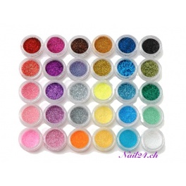 Glitzer Puder Set