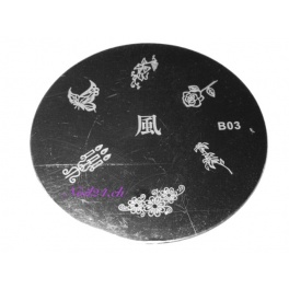 B03 Stampingschablone